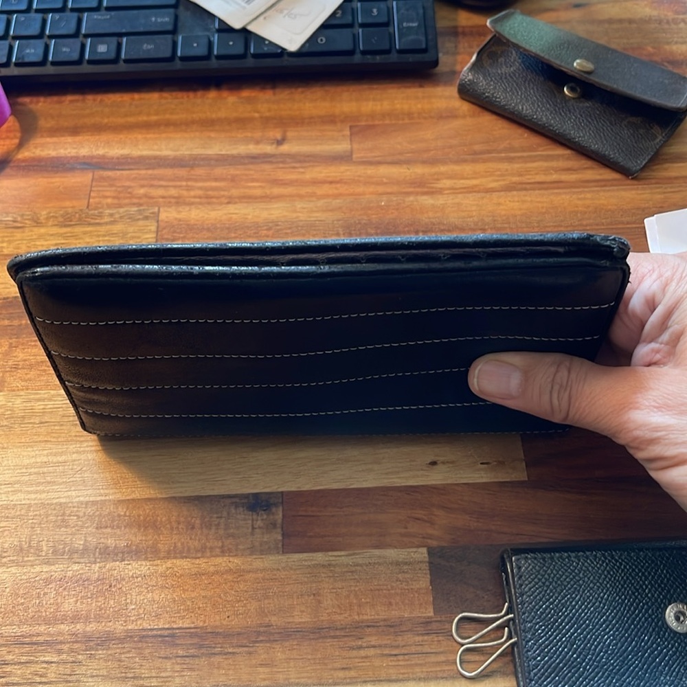 Chanel Auth Quilted Mademoisele Blk Ligne Tall Fold Wallet/Clutch. P - Picture 16 of 16